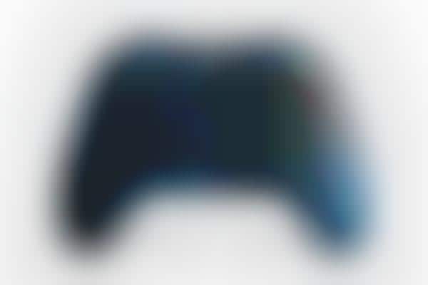 Blue Camo Gaming Controllers