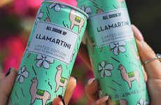 Llama-Themed Canned Cocktails