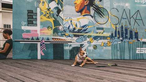 Tennis-Inspired Mural Campaigns