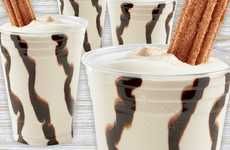 Dippable Churro Milkshakes