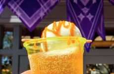 Spooky Spiked Cider Floats