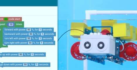 Aquatic Child-Friendly Coding Robots