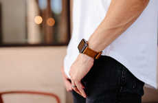 Durable Full-Leather Smartwatch Straps