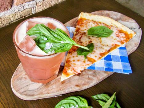 Pizza-Themed Cocktails