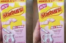 Pink Candy-Flavored Beverage Mixes