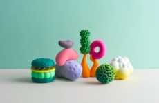 Futuristic Printed Food Toys