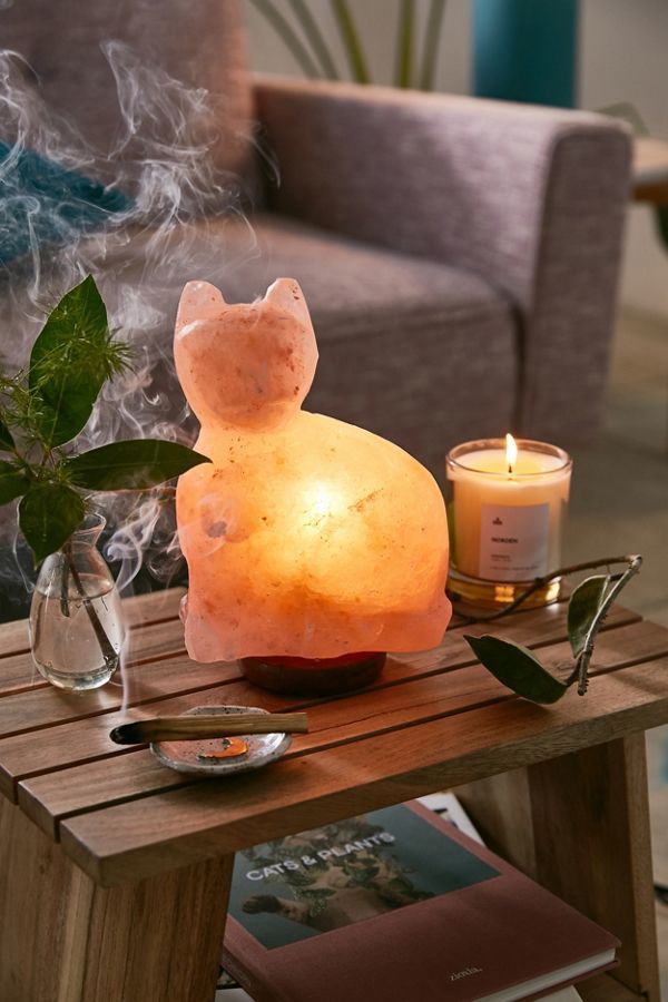Cat-Shaped Salt Lamps