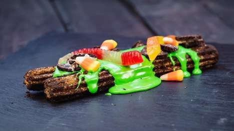 Slime-Covered Chocolate Churros