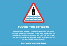 Flood Warning Protest Signage Article Thubnail