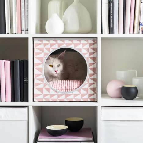 Space-Saving Cat Houses