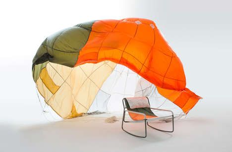 Recycled Parachute Chairs