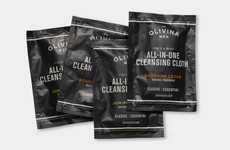 Invigorating Masculine Cosmetic Wipes