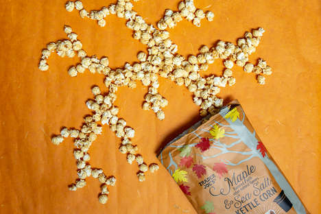 Maple Sugar Popcorn Snacks