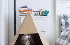 Eco-Friendly Cardboard Cat Houses