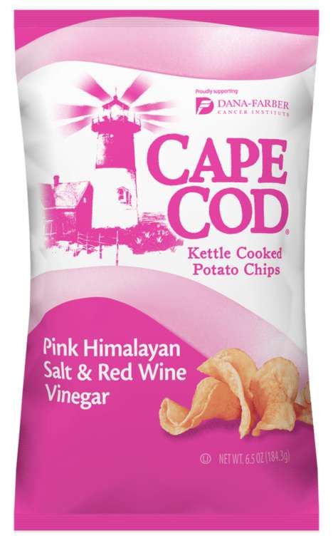 Limited-Edition Pink Potato Chips