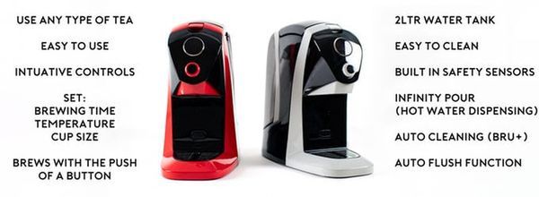 Automated Tea-Brewing Appliances : BRÜ tea machine