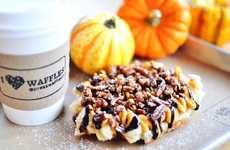 Loaded Pumpkin Pie Waffles