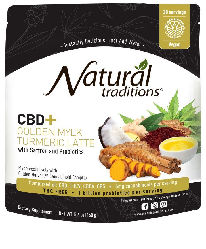 CBD-Infused Turmeric Latte Mixes