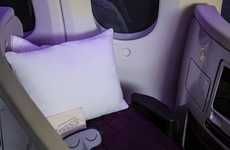 Temperature-Regulating Airplane Pillows