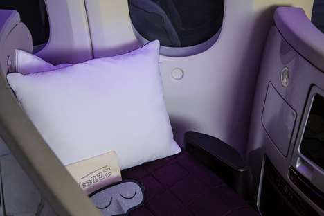 Temperature-Regulating Airplane Pillows