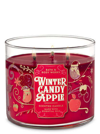 Candy Apple-Inspired Candles