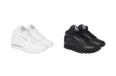 Co-Branded Monochromatic Leather Shoes