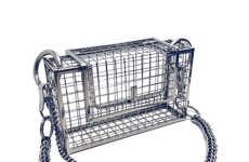 Sculptural Cage Bags