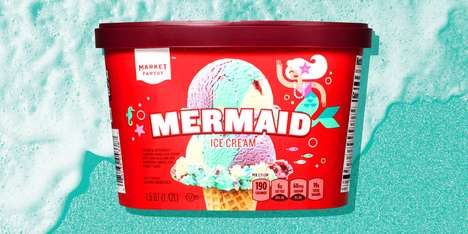 Mermaid-Themed Ice Creams