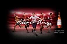 Football-Themed Beer Campaigns