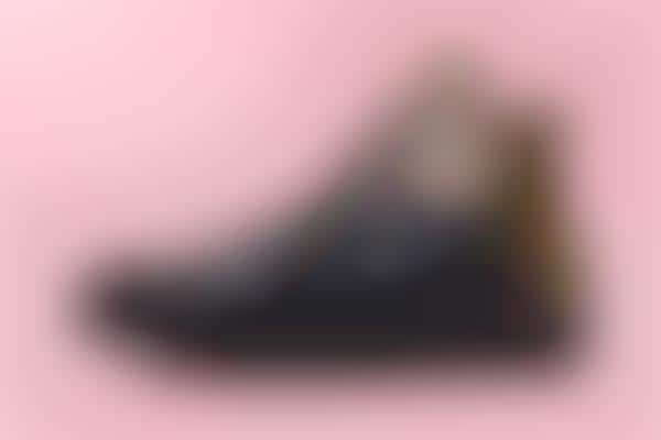 Camo-Printed Color-Blocked Shoes