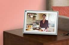 User-Tracking Video Call Displays