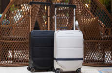 Tech-Integrated Suitcases