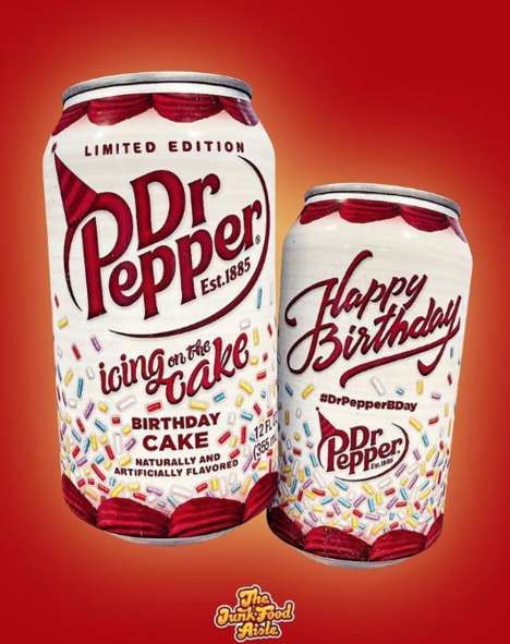 Peppery Birthday Cake Sodas