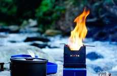 Electricity-Generating Camping Stoves