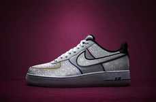 Reflective Skeletal Sneakers
