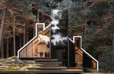 Boldly Outlined Holiday Homes
