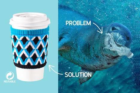 Ocean Plastic Coffee Sleeves