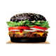 Seasonal Black Halloween Burgers Image 1
