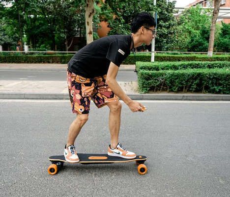 Ride-Capturing Smart Skateboards
