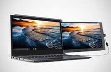 Clip-on Supplemental Laptop Screens