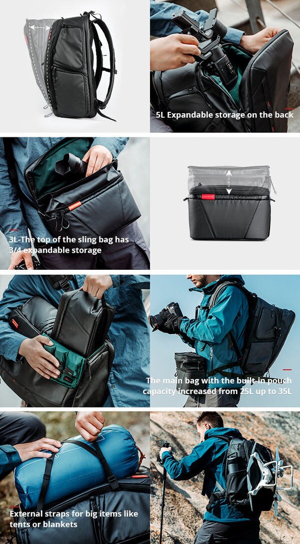 Expandable Field-Ready Camera Bags Image 2