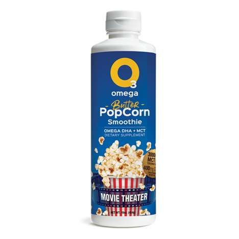 Popcorn-Flavored Smoothie Supplements