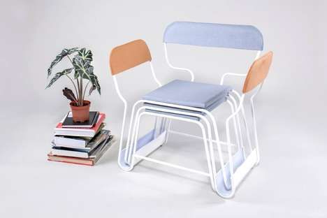 Stacked Three-in-One Armchairs