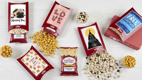 Popcorn-Paired Greeting Cards