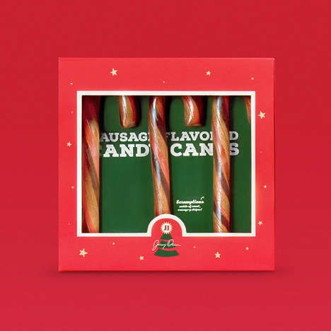 Sausage-Flavored Candy Canes
