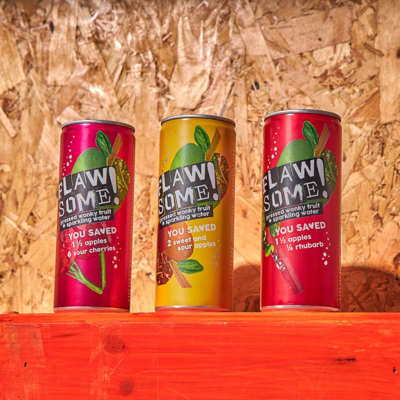 Repurposed Sparkling Fruit Drinks