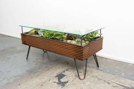 Upcycled Window Plant Tables