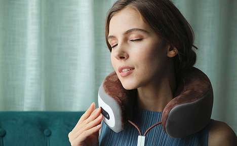 App-Connected Cervical Massagers