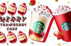 Festive Sponge Cake Drinks