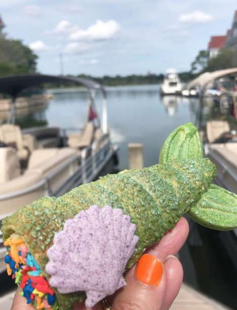 Stuffed Mermaid Tail Desserts